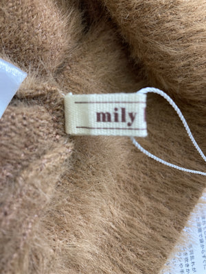 mily bilet/カーディガン/ボレロ/トップス/ブラウン/M