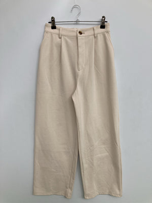 COLZA/コルザ/スラックス/パンツ/アイボリー/M