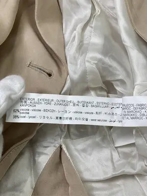 ZARA/ザラ/テーラードジャケット/ジャケット/アウター/ベージュ/USA XS