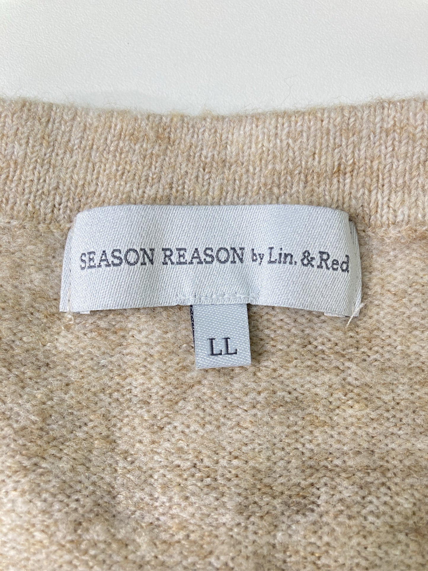 SEASON REASON by Lin&Red/シーズンリーズンバイリンアンドレッド/ベスト/トップス/ベージュ/LL