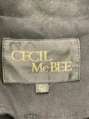 CECIL McBEE/セシルマクビー/トレンチコート/ジャケット/アウター/ブラック/M