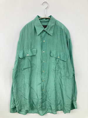 シャツ/ブラウス/トップス/ライトグリーン/S