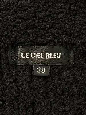 LE CIEL BLEU/ルシェルブルー/ニット/セーター/トップス/ブラック/38