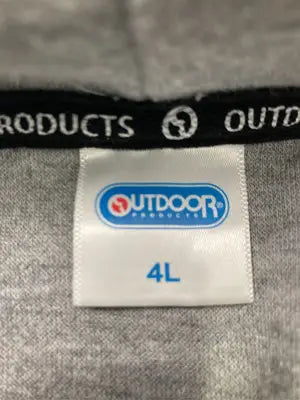 OUTDOOR PRODUCTS/パーカー/トップス/グレー/4L