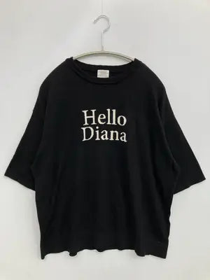 ROSE BUD/ローズバッド/Tシャツ/カットソー/トップス/ブラック/F