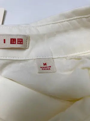 MARNI × UNIQLO/マルニユニクロ/シャツ/ブラウス/トップス/アイボリー/M