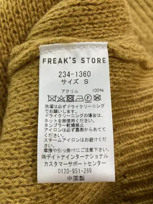 FREAK'S STORE/フリークスストア/カーディガン/ボレロ/トップス/イエロー/S