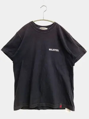 MILK FED./ミルクフェド/Tシャツ/カットソー/トップス/ブラック/S