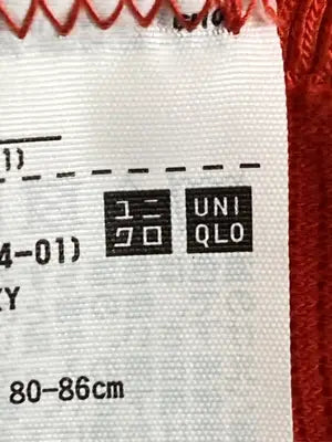 UNIQLO/ユニクロ/ニット/セーター/トップス/レッド/M  バスト80-86cm