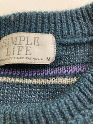 SIMPLE LIFE/シンプルライフ/ニット/セーター/トップス/グリーン/M