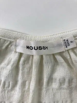 MOUSSY/マウジー/Tシャツ/カットソー/トップス/ホワイト/F