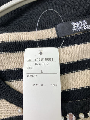 RyuRyu/リュリュ/Tシャツ/カットソー/トップス/ベージュ/L