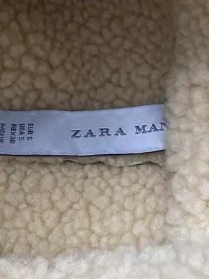 ZARA MAN/ザラマン/ムートンコート/ジャケット/アウター/ブラウン/S