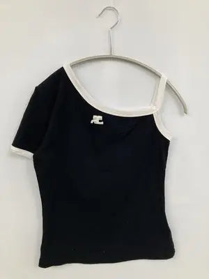 courreges/クレージュ/Tシャツ/カットソー/トップス/ブラック/M