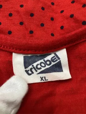 tricobel/タンクトップ/トップス/レッド/XL