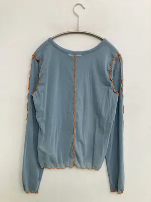 ehka sopo/エヘカソポ/Tシャツ/カットソー/トップス/スカイブルー/F