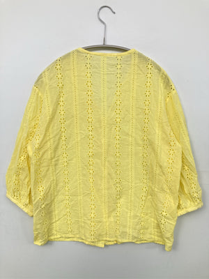 N./シャツ/ブラウス/トップス/イエロー/M