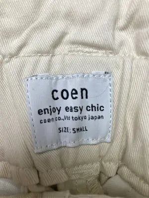 coen/コーエン/チノパンツ/パンツ/アイボリー/SMALL