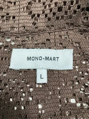 MONO-MART/モノマート/シャツ/ブラウス/トップス/ブラウン/L