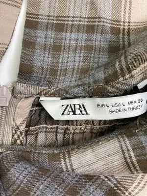 ZARA/ザラ/シャツ/ブラウス/トップス/ベージュ/EUR L/USA L/MEX 30