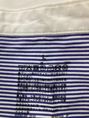 無印良品/ムジルシリョウヒン/シャツ/ブラウス/トップス/ネイビー/L