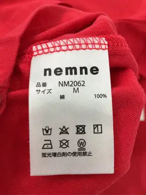 nemne/ネンネ/Tシャツ/カットソー/トップス/レッド/M
