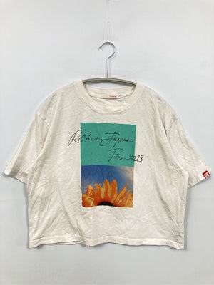 rockin`on/ロッキングオン/Tシャツ/カットソー/トップス/ホワイト/L