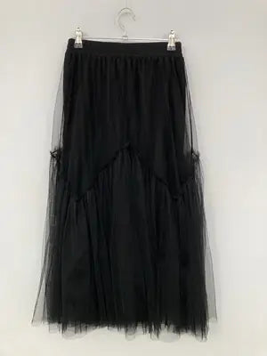 H-R/ロングスカート/スカート/ブラック