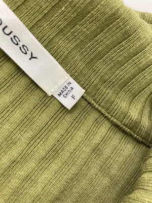 MOUSSY/マウジー/シャツ/ブラウス/トップス/ライトグリーン/F