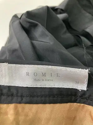 ROMIE/ショート/ミニスカート/スカート/ブラック/M