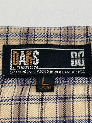DAKS/ダックス/シャツ/ブラウス/トップス/ブラウン/L