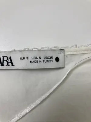 ZARA/ザラ/シャツ/ブラウス/トップス/ホワイト/USA S