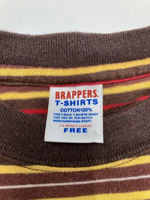 BRAPPERS/ブラッパーズ/Tシャツ/カットソー/トップス/イエロー/FREE