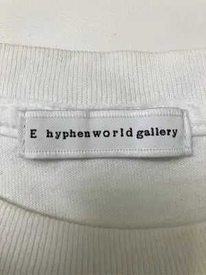 E hyphen world gallery/イーハイフンワールドギャラリー/Tシャツ/カットソー/トップス/ホワイト/F