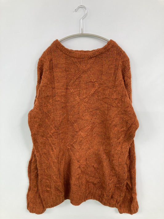 NATURE BLUE/ニット/セーター/トップス/ブラウン/M