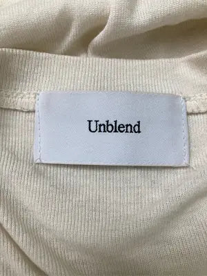 Unblend/Tシャツ/カットソー/トップス/アイボリー/F
