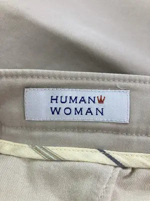 HUMAN WOMAN/ヒューマンウーマン/チノパンツ/パンツ/ベージュ/SS