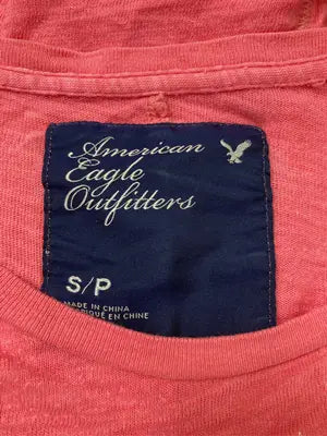 AMERICAN EAGLE/アメリカンイーグル/Tシャツ/カットソー/トップス/レッド/S