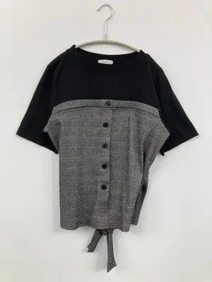2PINK/ツーピンク/Tシャツ/カットソー/トップス/ブラック/L   バスト86～94  身長154～162