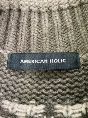 AMERICAN HOLIC/アメリカンホリック/ニット/セーター/トップス/カーキ/F