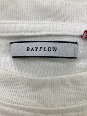 BAYFLOW/ベイフロー/Tシャツ/カットソー/トップス/ホワイト/2