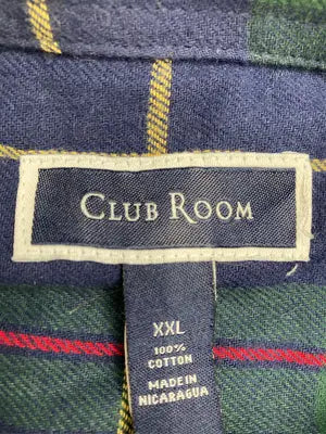 CLUB ROOM/クラブルーム/シャツ/ブラウス/トップス/ネイビー/XXL