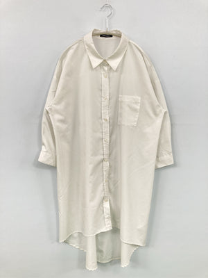 Blue Strive/ブルーストライブ/シャツワンピース/ワンピース/ドレス/ホワイト/L