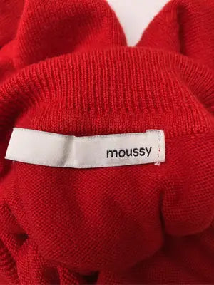MOUSSY/マウジー/ニット/セーター/トップス/レッド/FREE