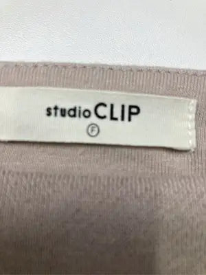 studio CLIP/スタジオクリップ/Tシャツ/カットソー/トップス/ベージュ/F