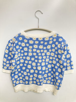 SPINNS/スピンズ/カーディガン/ボレロ/トップス/ブルー/F