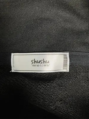 shushu/スウェット/トップス/ブラック/LL
