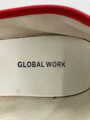 GLOBAL WORK/グローバルワーク/バレエシューズ/シューズ/レッド