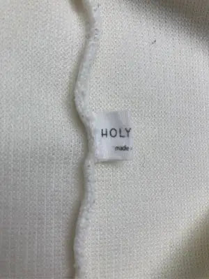 HOLYMOLY/ホーリーモーリー/Tシャツ/カットソー/トップス/アイボリー