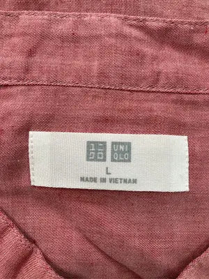 UNIQLO/ユニクロ/シャツ/ブラウス/トップス/レッド/L